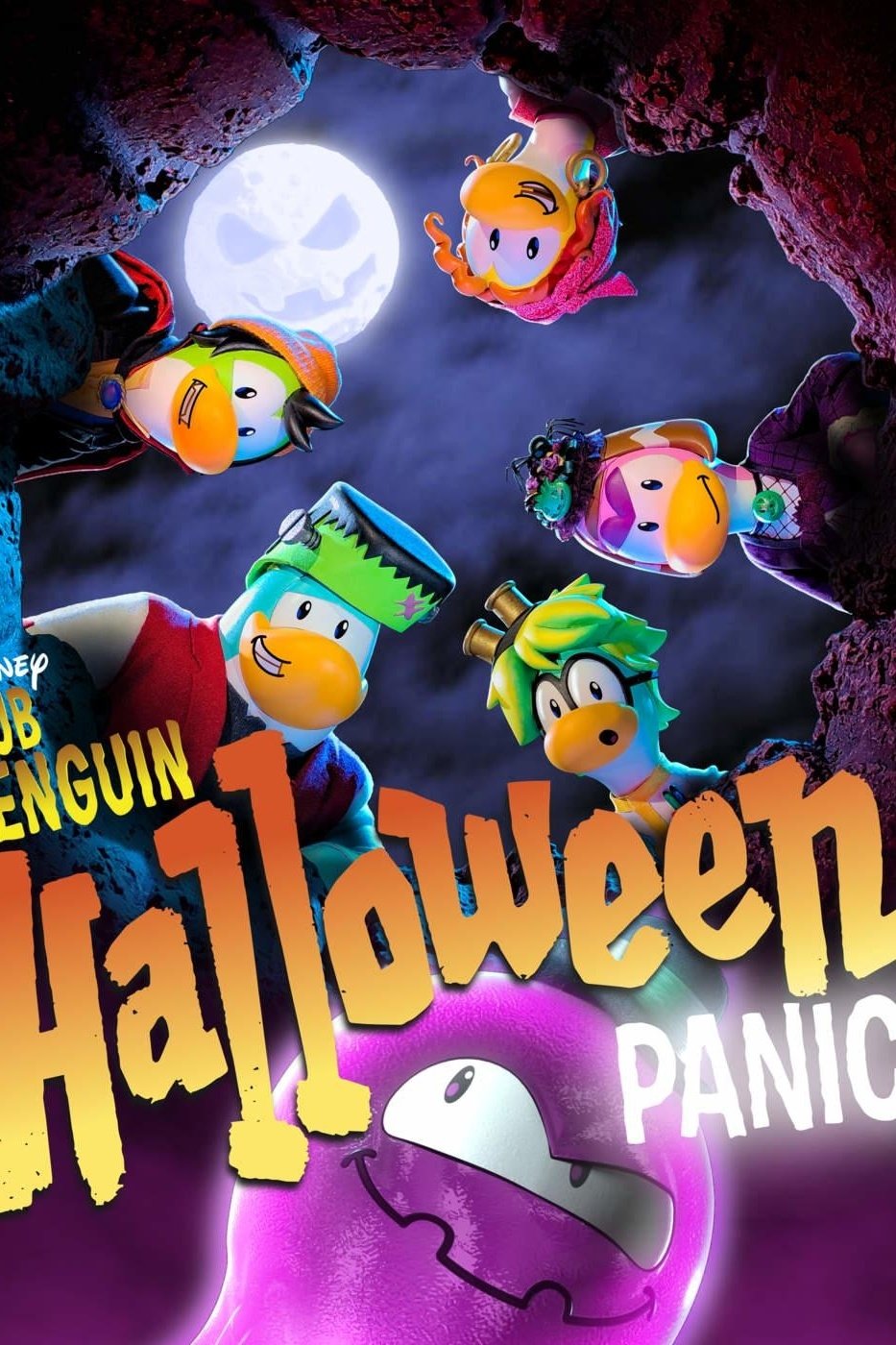 Постер Club Penguin Halloween Panic!